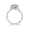 Zales Enchanted Disney Elsa 5/8 Ct. T.W. Diamond Snowflake Engagement Ring In 14K White Gold Rings