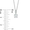 Zales Love'S Destiny By Zales 3/8 Ct. T.W. Certified Diamond Solitaire Pendant In 14K White Gold (I/I2) Necklaces