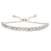 Zales 1/2 Ct. T.W. Diamond Cascading Bolo Bracelet In 10K Rose Gold - 9.5" Bracelets