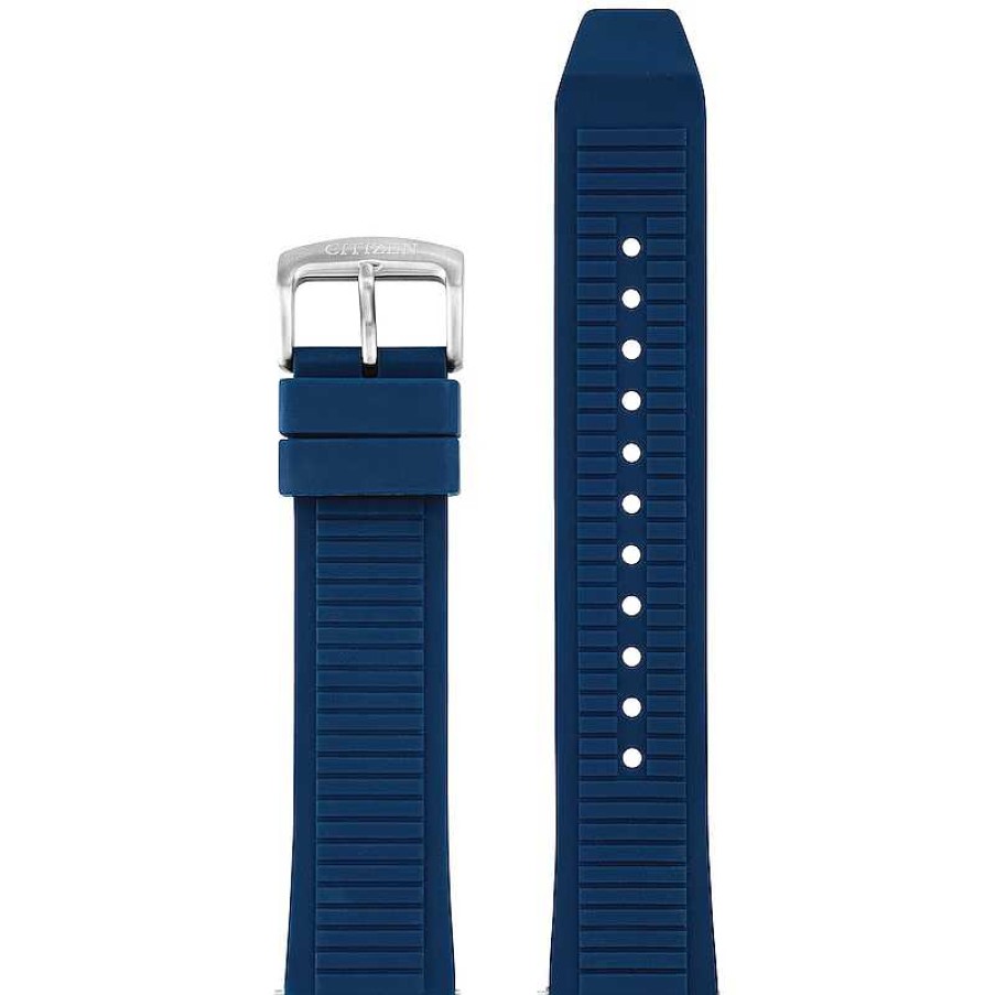 Citizen Citizen Cz Smart 22.0Mm Interchangeable Navy Blue Silicone Strap Replaceable Band Watch Attachment (Model: 59-A5Mfj-03) Watches