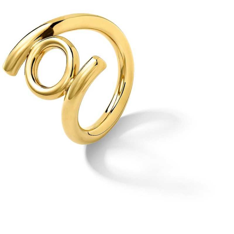 Zales Zales X Soko Obiti Open Circle Ring In Brass With 24K Gold Plate Rings