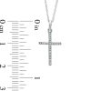 Zales Diamond Accent Cross Pendant In 10K White Gold Necklaces