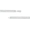 Zales 5.7Mm Diamond-Cut Curb Chain Necklace In 14K White Gold - 24" Necklaces