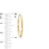 Zales 25.0Mm Tube Hoop Earrings In 14K Gold Earrings