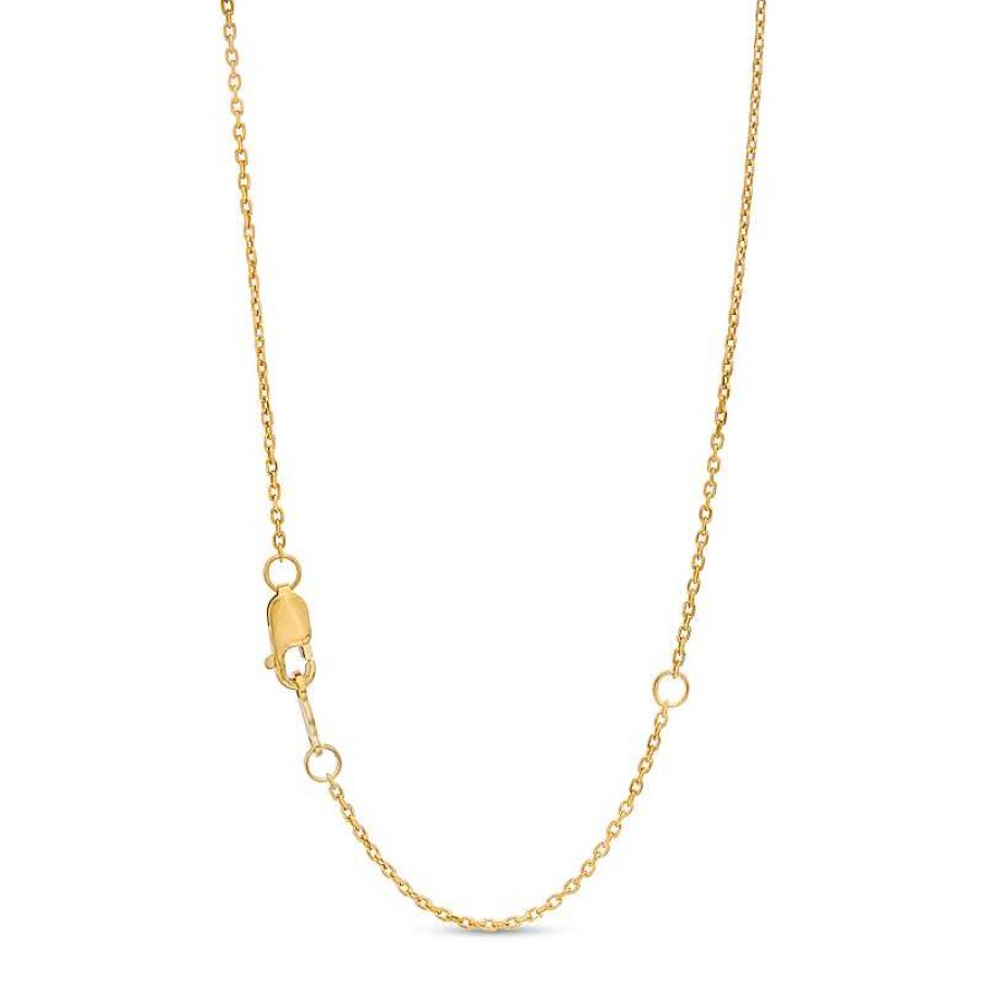 Zales You'Re The One 1/3 Ct. T.W. Certified Lab-Created Diamond Chevron Necklace In 14K Gold (F/Si2) 18.5" Necklaces