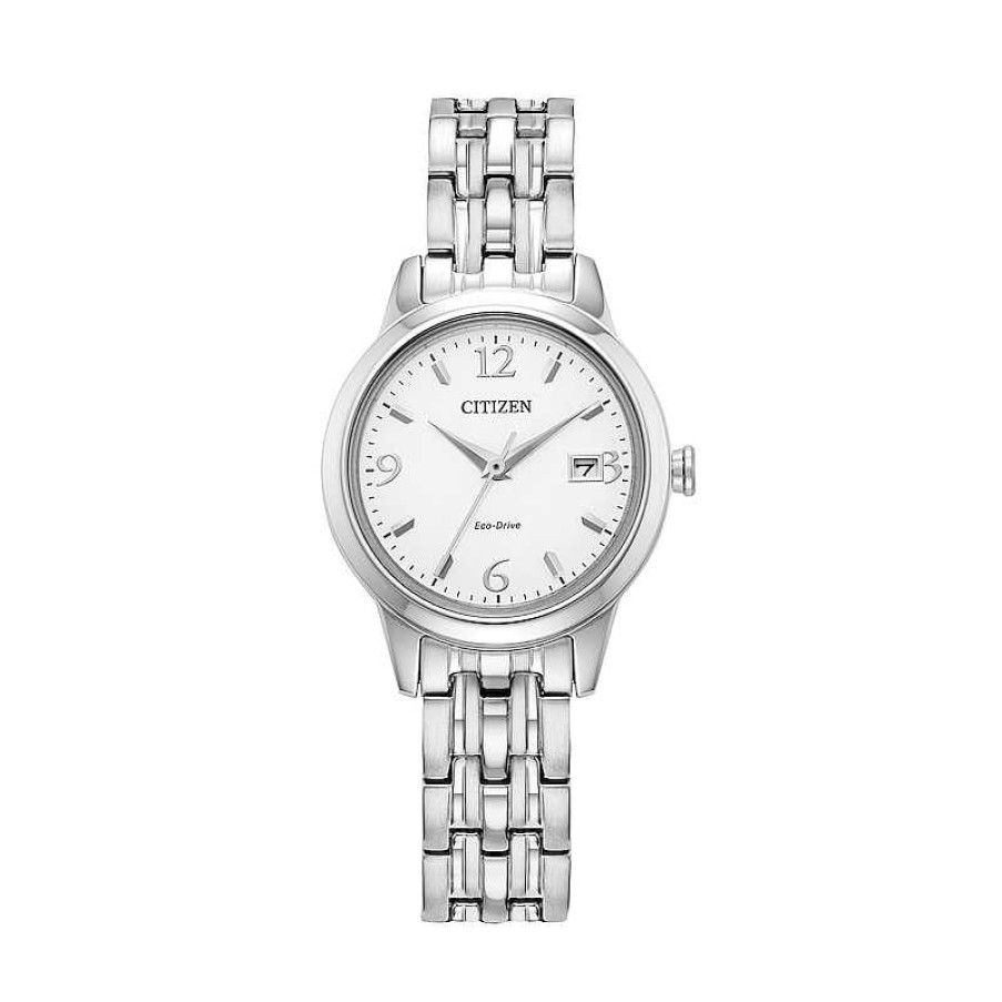 Citizen His And Hers Citizen Eco-Drive® Corso Watch With White Dial (Model: Pairs-Retail-5056-A) Watches