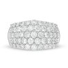 Zales 2 Ct. T.W. Certified Lab-Created Diamond Multi-Row Ring In 14K White Gold (F/Si2) Rings