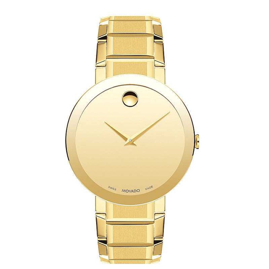 Movado Men'S Movado Sapphire Gold-Tone Pvd Watch (Model: 0607180) Watches