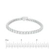 Zales 9 Ct. T.W. Diamond Tennis Bracelet In 14K White Gold 7.25" Bracelets