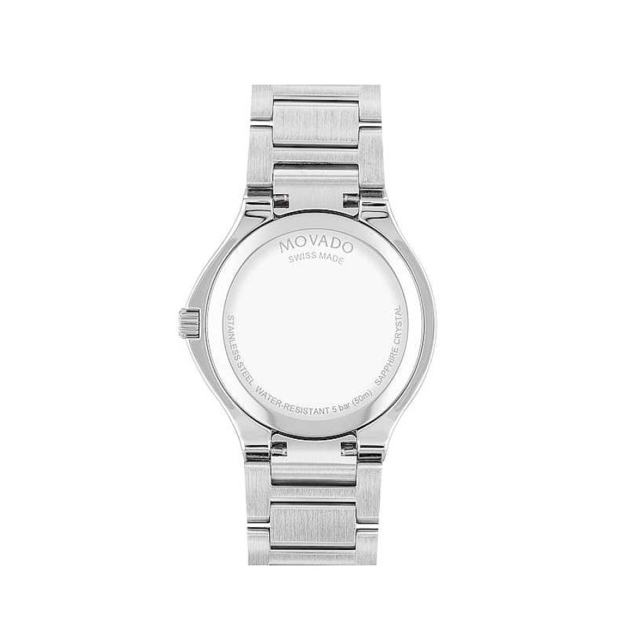 Movado Ladies' Movado Se Two-Tone Pvd Watch With Silver-Tone Dial (Model: 607516) Watches