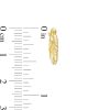 Zales 13.0Mm Diamond-Cut Tube Hoop Earrings In 14K Gold Earrings