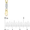 Zales 1/10 Ct. T.W. Diamond Three Stone Infinity Bracelet In 10K Gold - 7.25" Bracelets