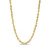 Zales Men'S 4.4Mm Diamond-Cut Glitter Rope Chain Necklace In Solid 10K Gold - 24" Necklaces