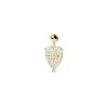 Zales Pdpaola At Zales Cubic Zirconia Heart With "Mama" Bead Charm In Sterling Silver With 18K Gold Plate Necklaces