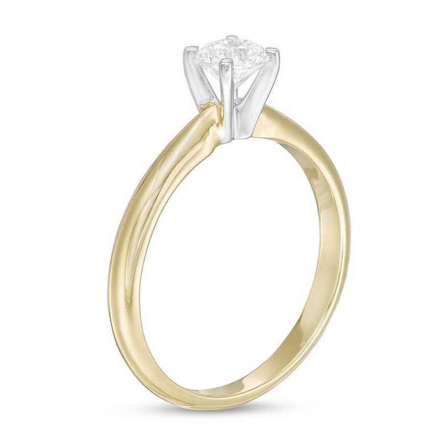 Zales 1/2 Ct. T.W. Diamond Solitaire Engagement Ring In 14K Gold (I/I2) Rings