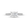 Zales 1-3/4 Ct. T.W. Certified Emerald-Cut Lab-Created Diamond East-West Engagement Ring In 14K White Gold (F/Si2) Rings