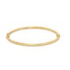 Zales 3.0Mm Diamond-Cut Bangle In Hollow 10K Gold 7.25" Bracelets