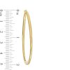 Zales Made In Italy 50.0Mm Abstract Tube Hoop Earrings In 14K Gold Earrings