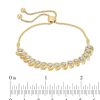 Zales 1/2 Ct. T.W. Diamond "S" Bar Bolo Bracelet In 10K Gold - 9.5" Bracelets