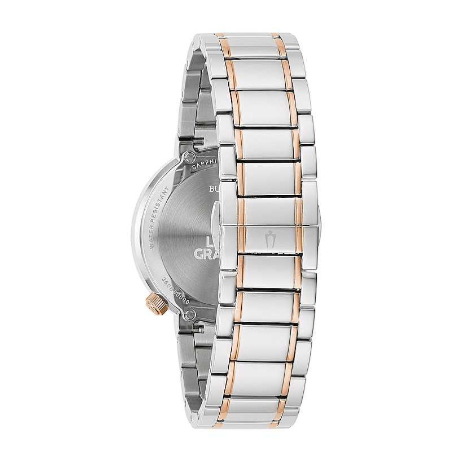 Bulova Ladies' Bulova Special Edition Latin Grammy® Two-Tone Watch With Textured Dial (Model: 98L309) Watches