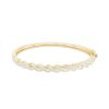 Zales 1 Ct. T.W. Diamond Twist Bangle In 10K Gold - 7.46" Bracelets