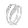 Zales 1/5 Ct. T.W. Diamond Vintage-Style Solitaire Enhancer In 14K White Gold Rings