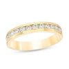 Zales 1/2 Ct. T.W. Diamond Channel Band In 14K Gold Rings