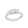 Zales 1-1/2 Ct. T.W. Diamond Past Present Future® Engagement Ring In 14K White Gold (I/I2) Rings