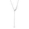 Zales 2 Ct. T.W. Pear-Shaped Lab-Created Diamond Halo Drop Necklace In 10K White Gold Necklaces