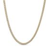 Zales Made In Italy Men'S 3.0Mm Diamond-Cut Cuban Curb Chain Necklace In 10K Two-Tone Gold - 20" Necklaces