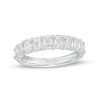 Zales 1-3/4 Ct. T.W. Certified Emerald-Cut Diamond Anniversary Band In 14K White Gold (I/Si2) Rings