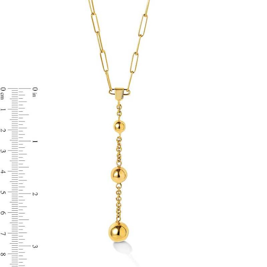 Zales Zales X Soko Obiti Dangle Necklace In Brass With 24K Gold Plate - 18.5" Necklaces