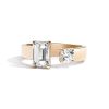 Zales Zales X Shahla 1-5/8 Ct. T.W. Certified Lab-Created Diamond Gap Toi Et Moi Engagement Ring In 14K Gold (F/Vs2) Rings