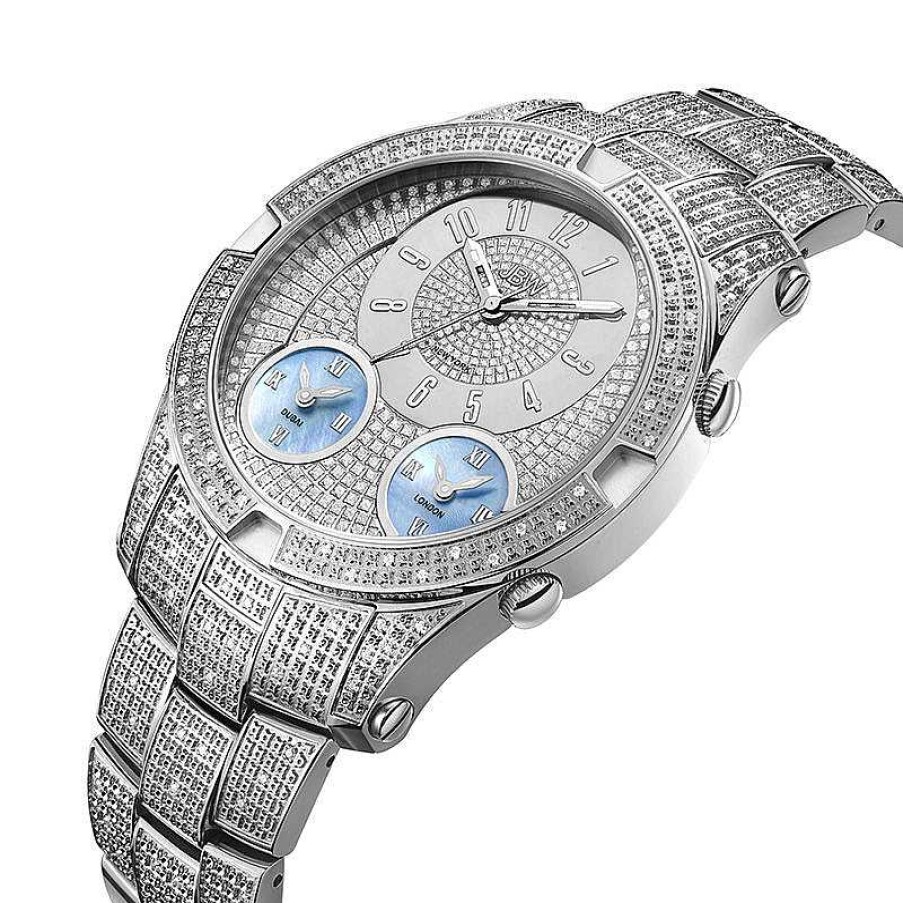 JBW Men'S Jbw Jet Setter Iii 1-1/5 Ct. T.W. Diamond Watch (Model: J6348B) Watches