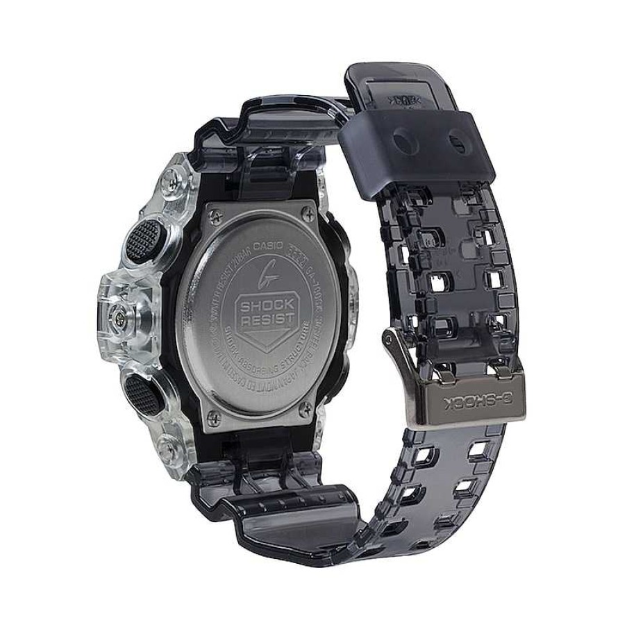 Casio G-Shock Men'S Casio G-Shock Classic Clear Resin Strap Watch With Grey Dial (Model: Ga700Sk-1A) Watches