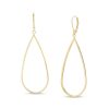 Zales Outlined Teardrop Earrings In 10K Gold Earrings