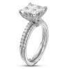 Zales 2 Ct. T.W. Quad Princess-Cut Diamond Bridal Set In 14K White Gold Rings