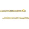 Zales 3.8Mm Paper Clip Chain Bracelet In Hollow 14K Gold - 7.5" Bracelets