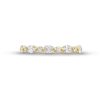 Zales 5/8 Ct. T.W. Certified Oval And Round Diamond Alternating Anniversary Band In 14K Gold (I/Si2) Rings