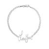 Zales Handwriting Bracelet In Sterling Silver (1 Image) - 7.5" Bracelets