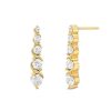 Zales Marilyn Monroe Collection 1 Ct. T.W. Journey Diamond Five Stone Swirl Drop Earrings In 10K Gold Earrings