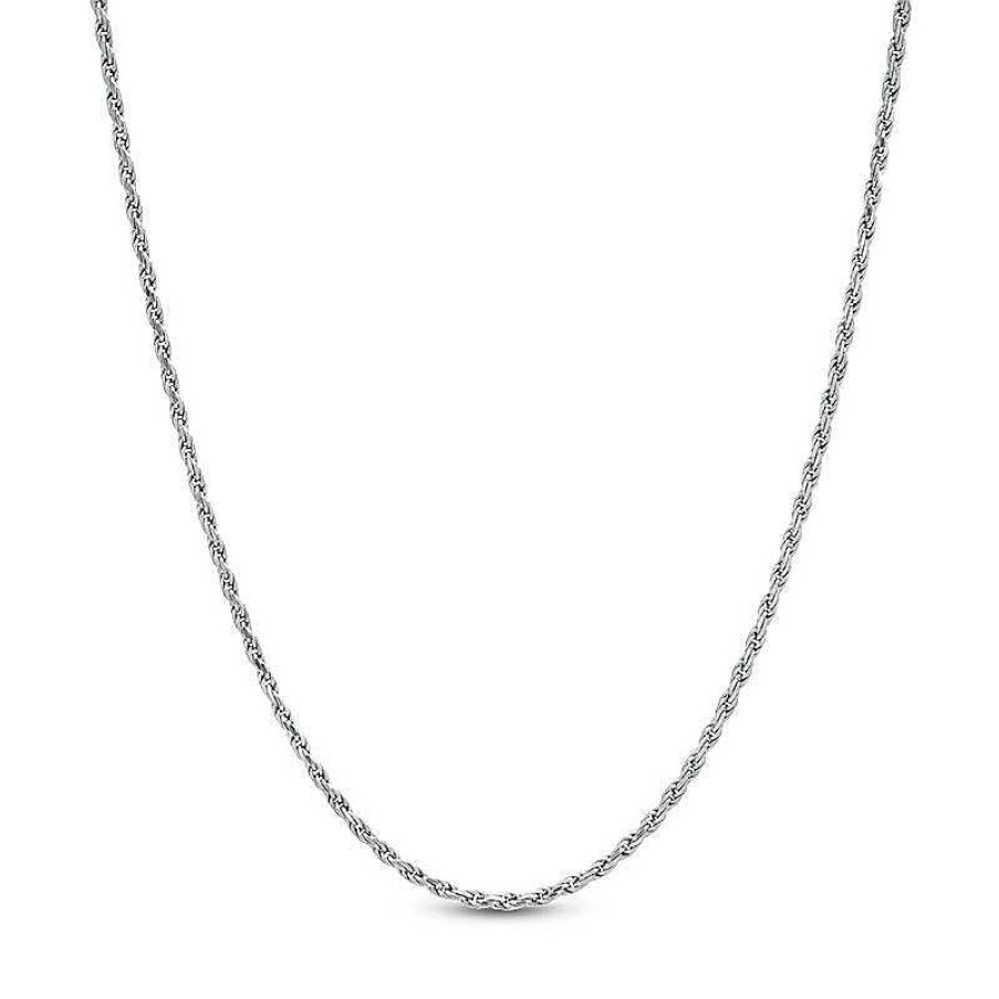 Zales 1.4Mm Rope Chain Necklace In Sterling Silver - 18" Necklaces