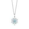 Zales Collector'S Edition Enchanted Disney Frozen 10Th Anniversary Snowflake Pendant And Stud Earrings Set In Sterling Silver Earrings