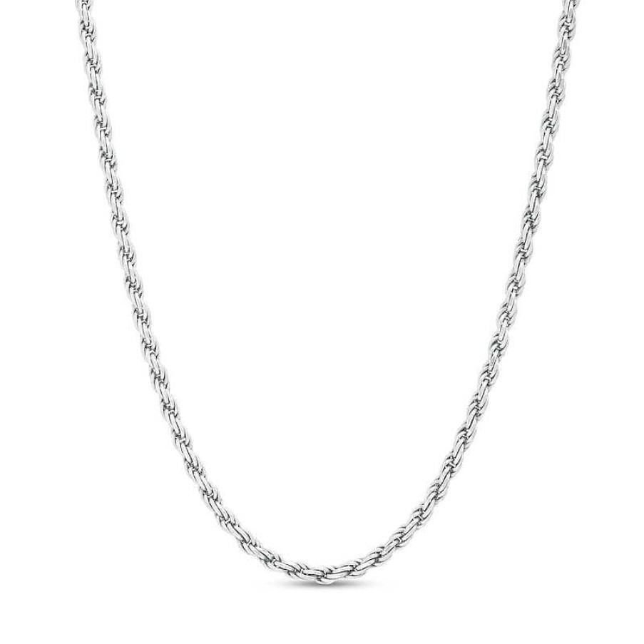 Zales 1.8Mm Rope Chain Necklace In Sterling Silver - 18" Necklaces