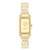 Coach Ladies' Coach Cadie Gold-Tone Ip Bangle Watch With Rectangular Dial (Model: 14504195) Watches