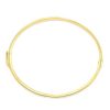 Zales 1/4 Ct. T.W. Quad Diamond Station Bangle In 10K Gold Bracelets