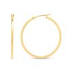 Zales 1-1/2 X 30.0Mm Square Tube Hoop Earrings In Hollow 14K Gold Earrings