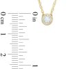 Zales 1/10 Ct. Diamond Bezel-Set Solitaire Pendant In 10K Gold (I/I3) Necklaces