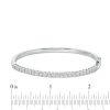 Zales 1/4 Ct. T.W. Diamond Bangle In Sterling Silver Bracelets