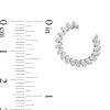 Zales 1 Ct. T.W. Certified Baguette-Cut Lab-Created Diamond Open Hoop Earrings In 14K White Gold (F/Si2) Earrings